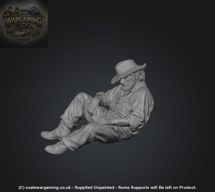 SW3113 Farmer Sitting Back - Figure