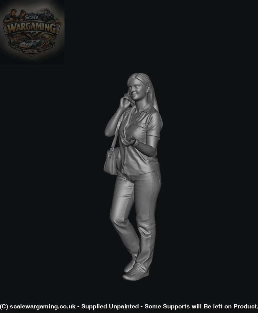 SW5014 Street People - Casual Woman on Cell Phone - Figure