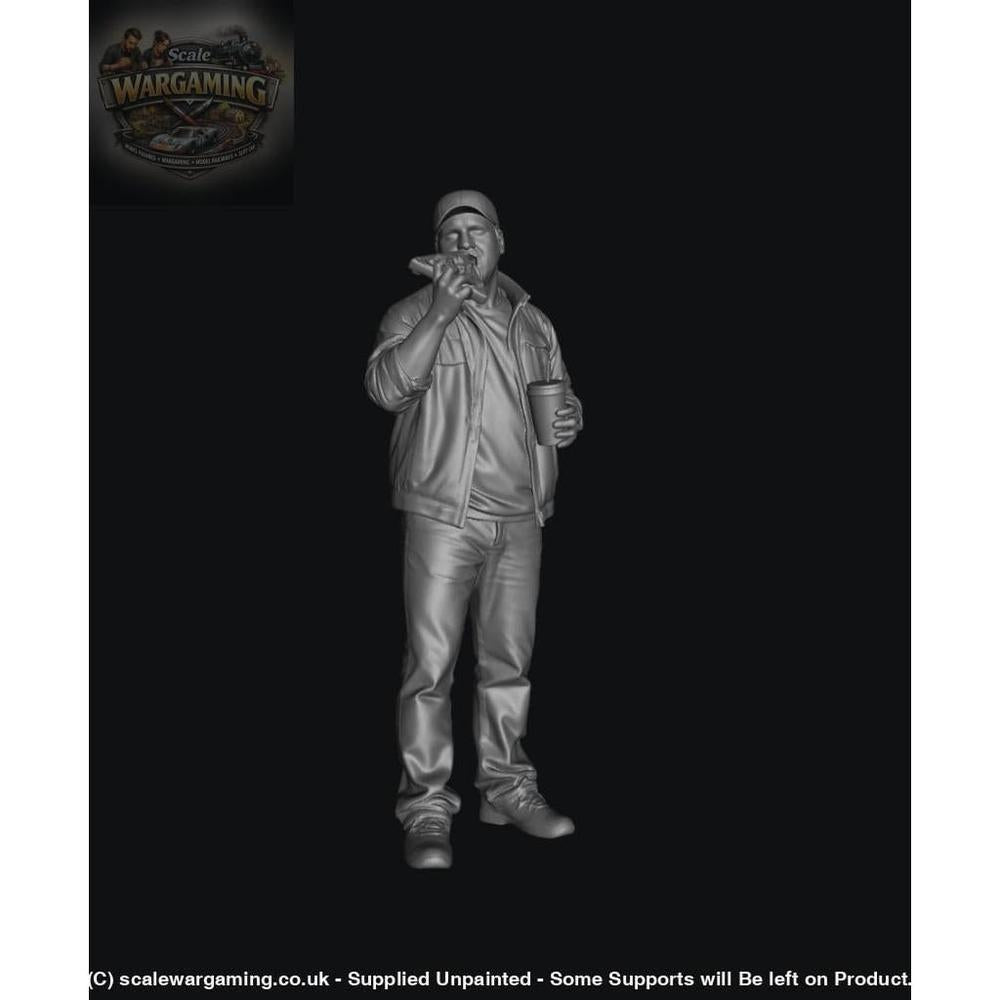 SW5014 Street People - Man Eating Pizza - Figure