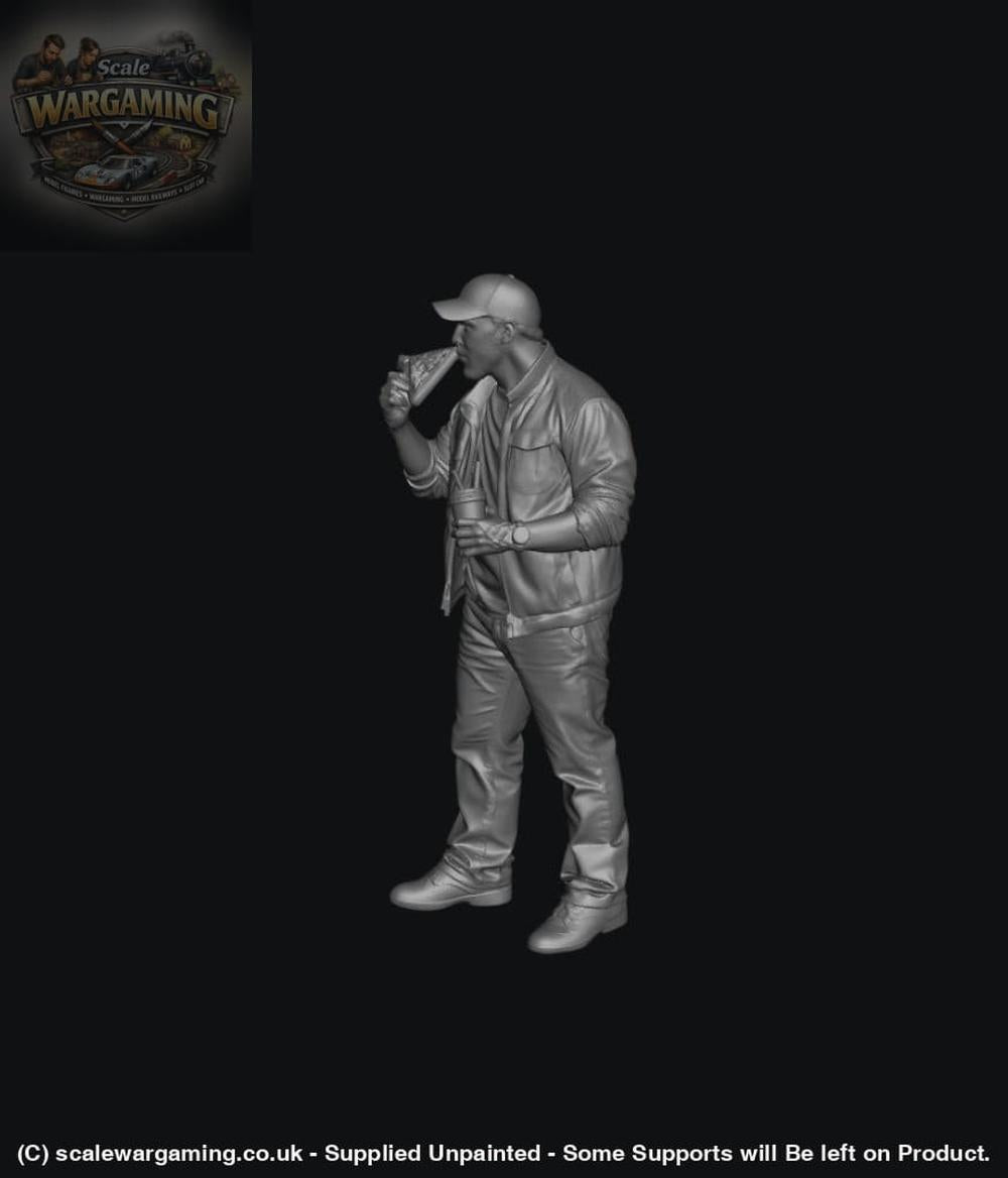 SW5014 Street People - Man with Slice of Pizza 2 - Figure