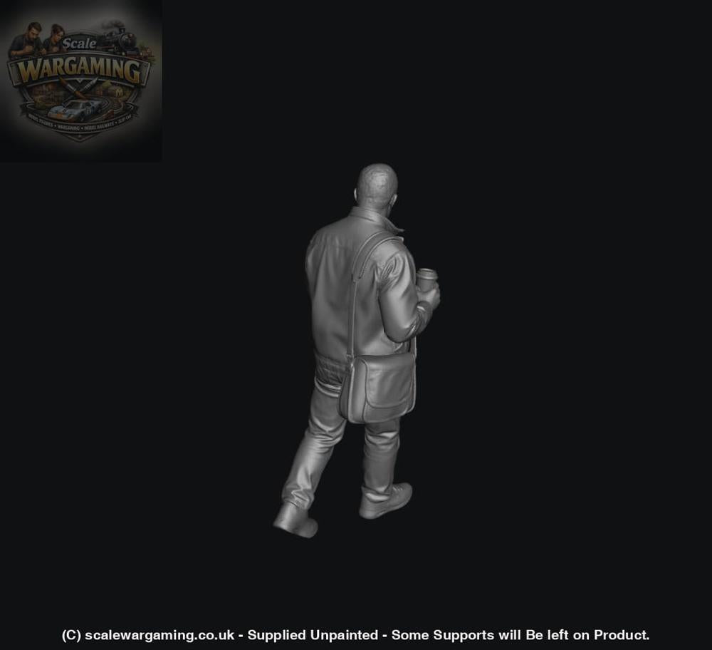 SW5014 Street People - Morning Commuter with Coffee - Figure