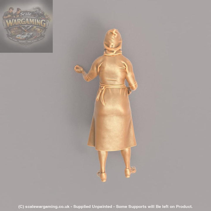 MM557 1940’s Style Lady with Scarf Figure