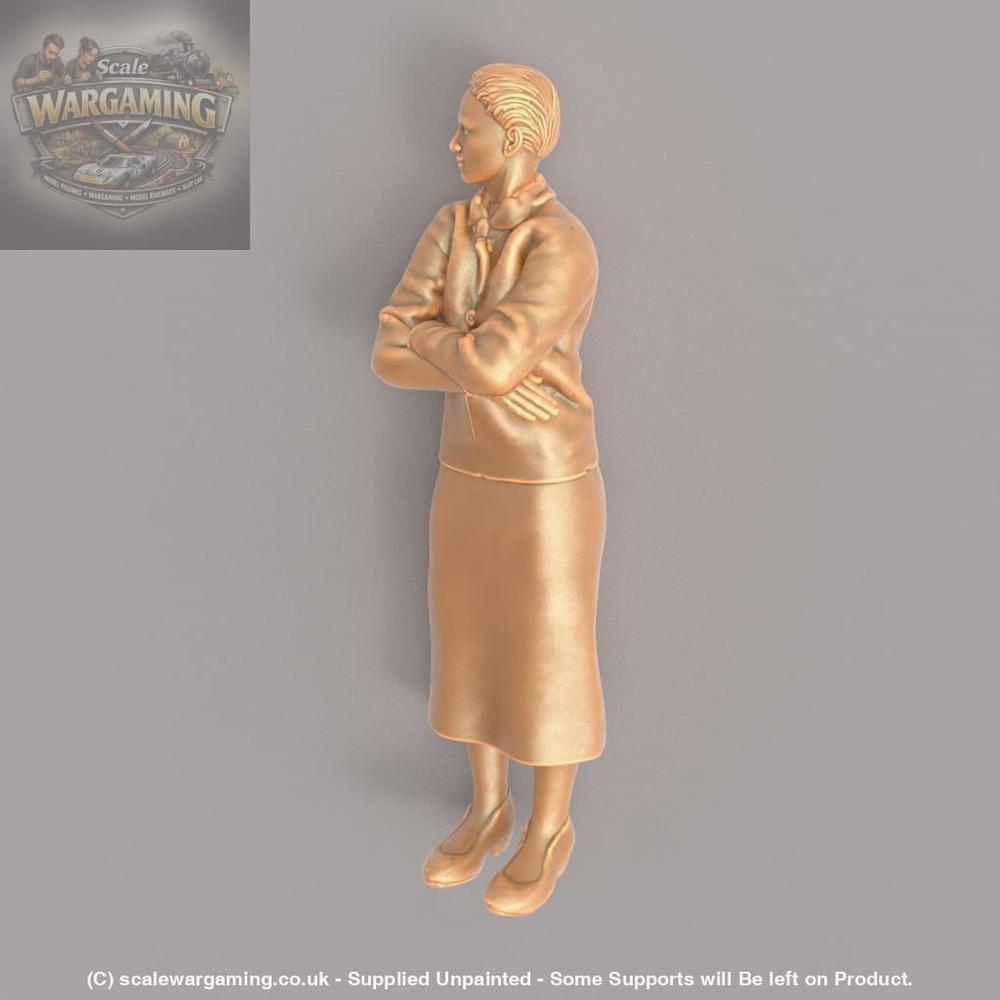MM562 1940’s Style Female Standing Arms Folded Figure