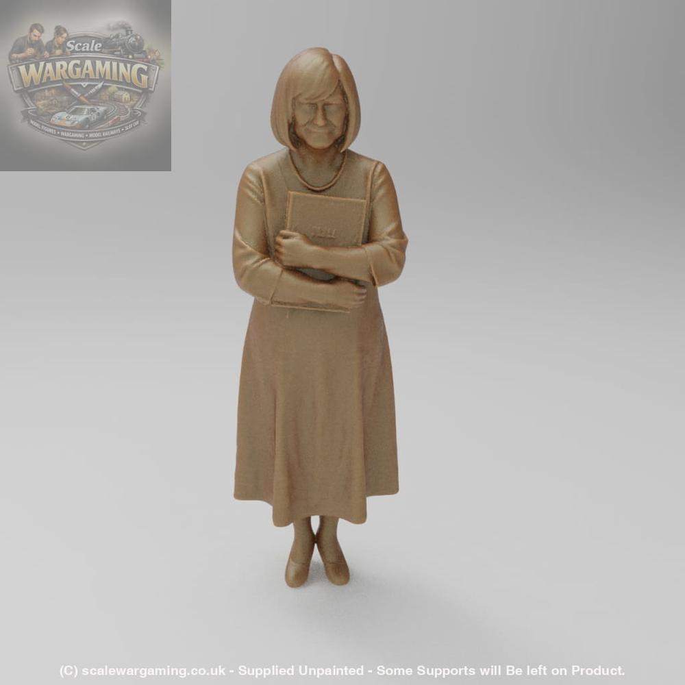 SW8022 Church Lady with Bible - Figure
