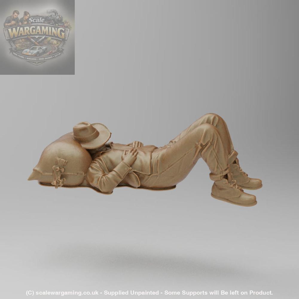 SW8178 Farmer Resting on feed Bag - Figure