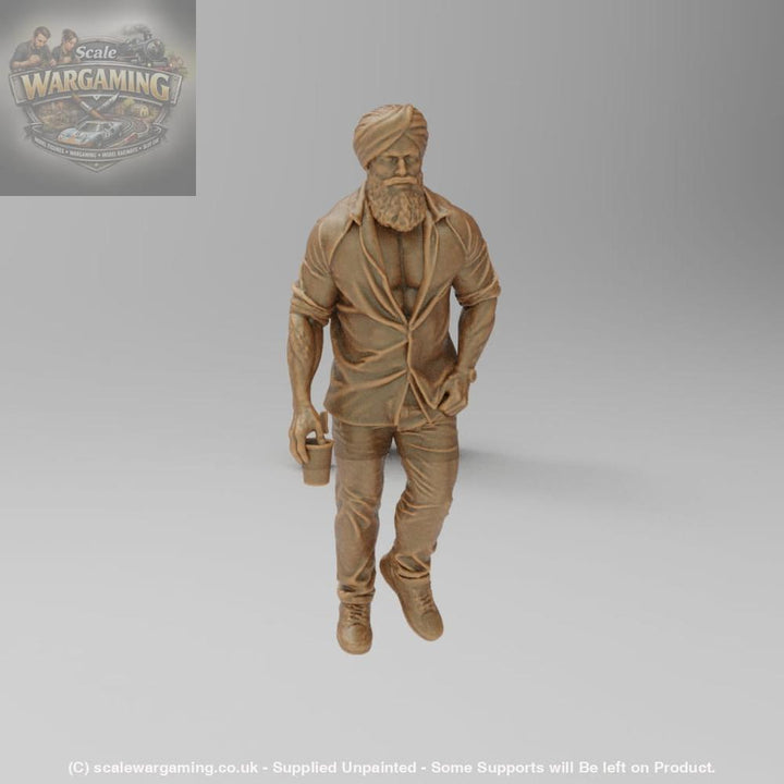 SW8197 Male Sikh Gentleman Walking - Figure