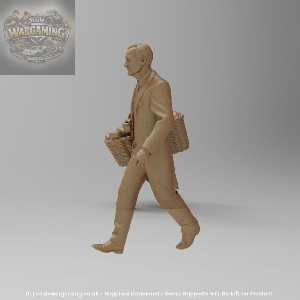 SW8219 Male Butler With Bread - Figure