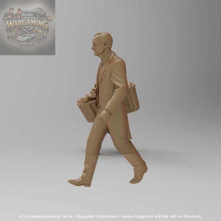 SW8219 Male Butler With Bread - Figure
