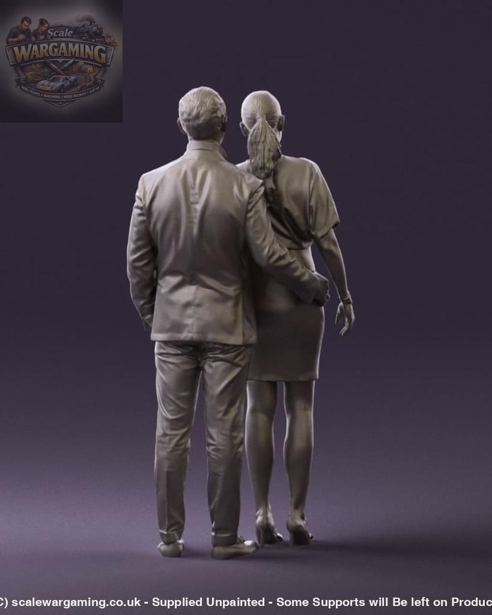 Mm865 Smart Male And Female Couple Figure