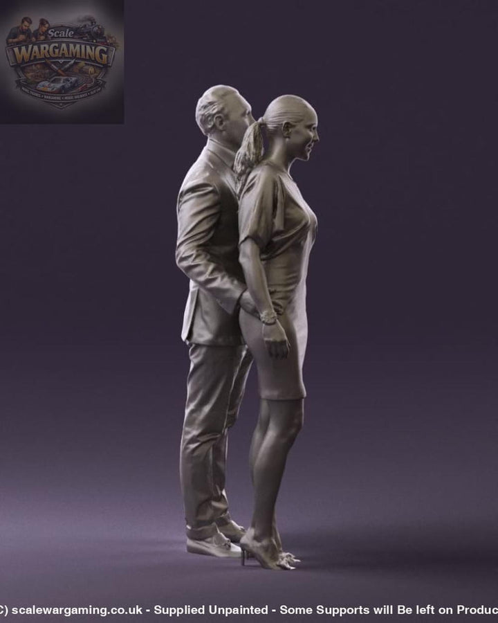 Mm865 Smart Male And Female Couple Figure