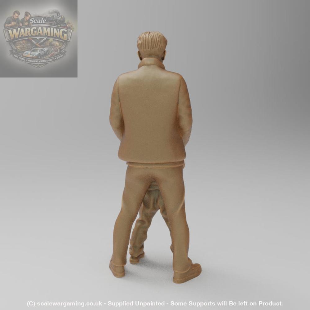 SW881 Father with Son Standing in front - Figure