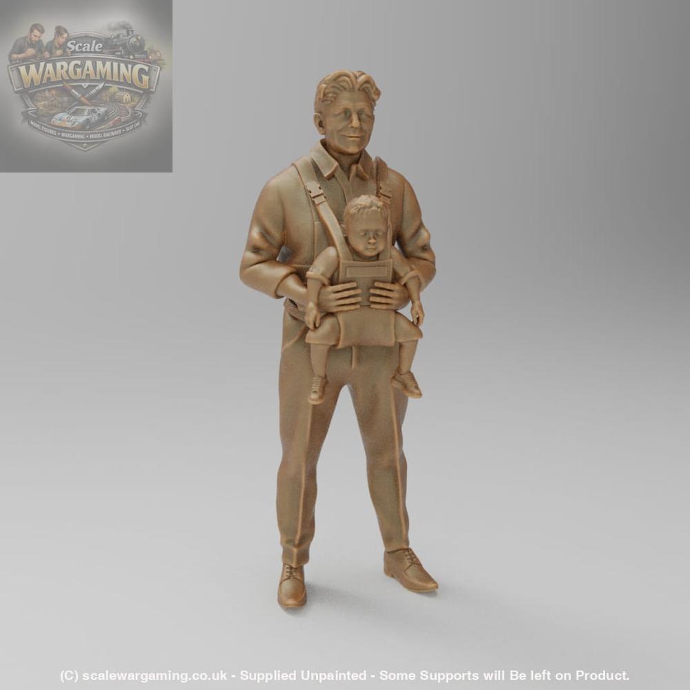 SW882 Father Carrying Baby - Figure
