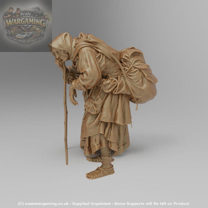 SW9000 Medieval Wandering Old Lady - Figure
