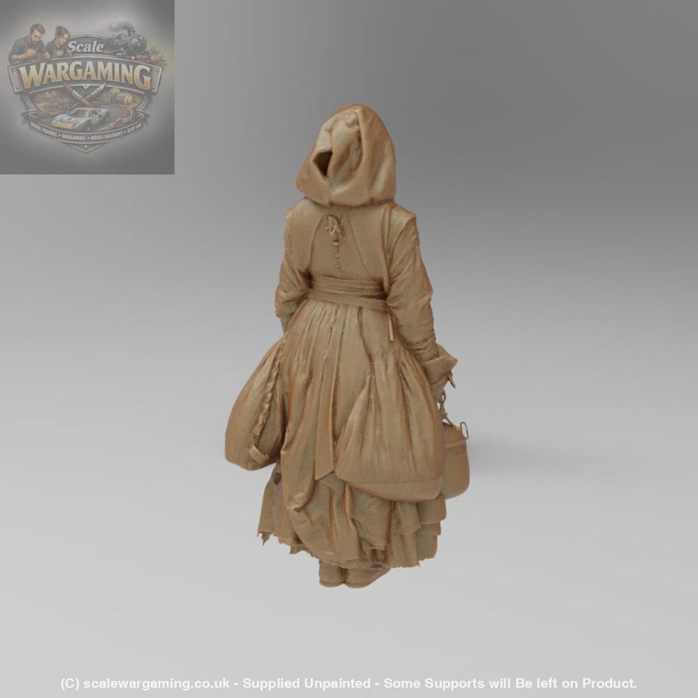 SW9014 Medieval Farm Girl With Pot - Figure