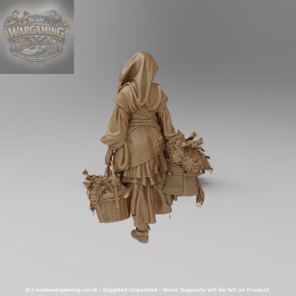 SW9018 Medieval Girl Forager - Figure