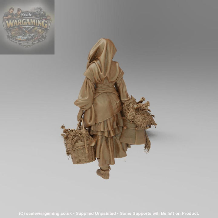 SW9018 Medieval Girl Forager - Figure