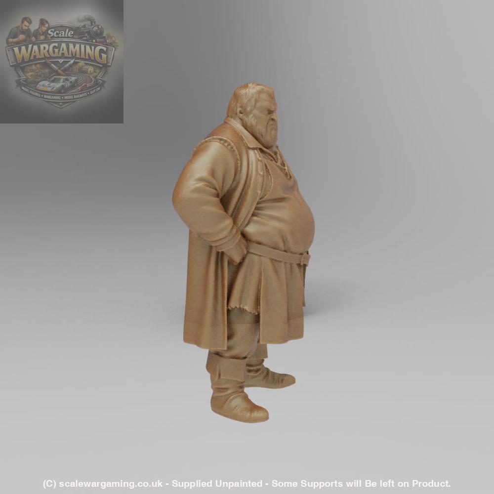 SW9022 Fat Medieval Male farmer - Figure