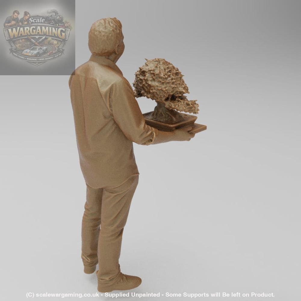 SW9038 Man with Bonsai Tree - Figure