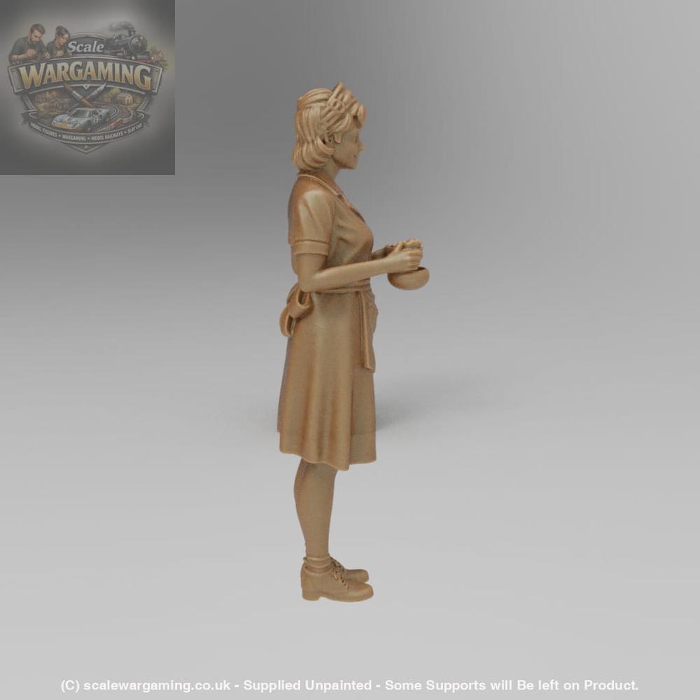 SW9114 Waitress with coffee - Figure