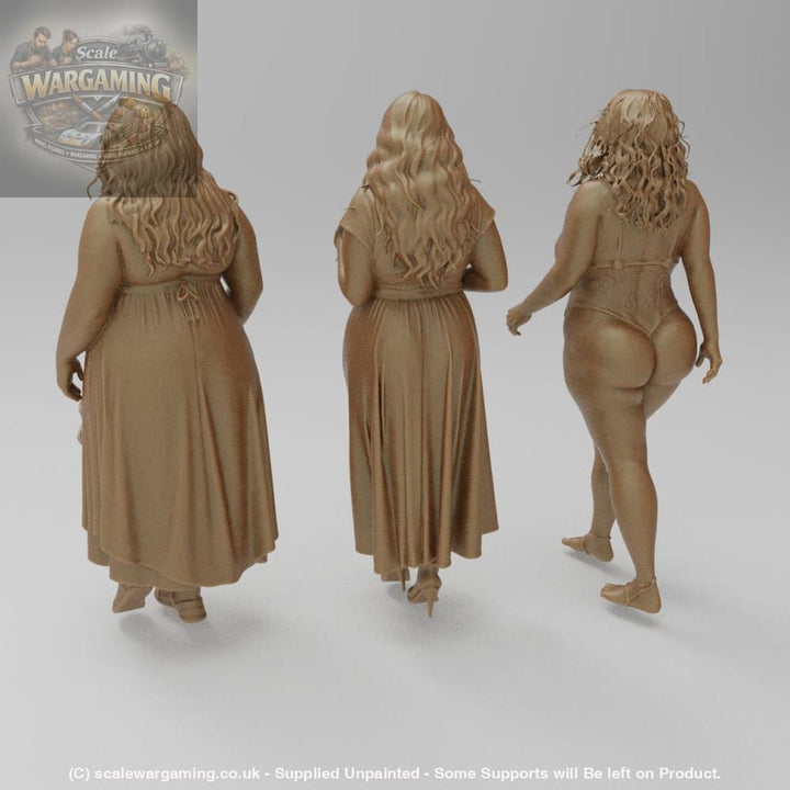 SW9124 Busty Girls Walking - Figure