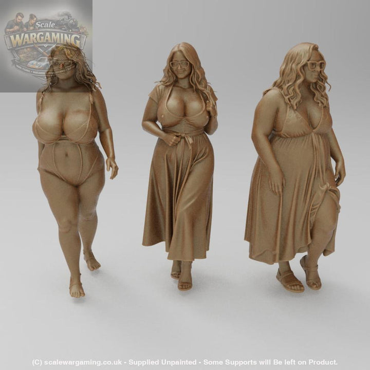 SW9124 Busty Girls Walking - Figure