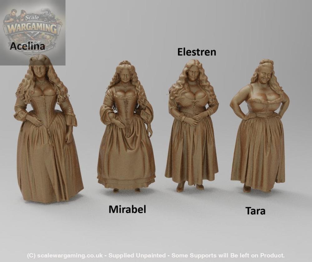 SW9125A Medieval Girls - Figure