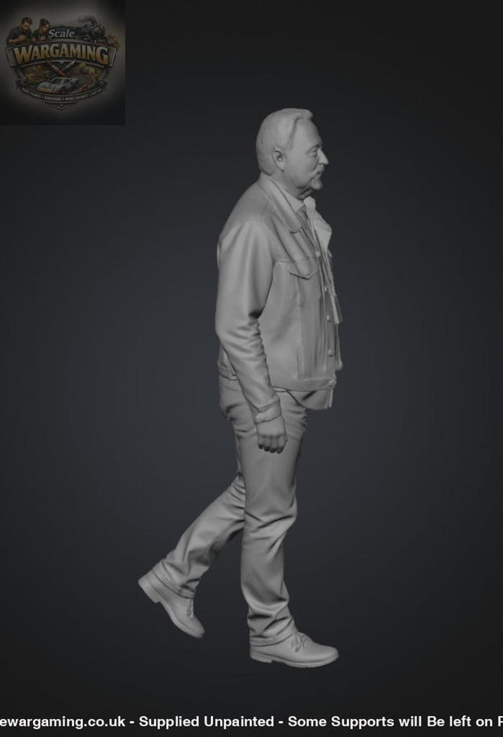 SW9203 Older Male in Denim Walking - Figure