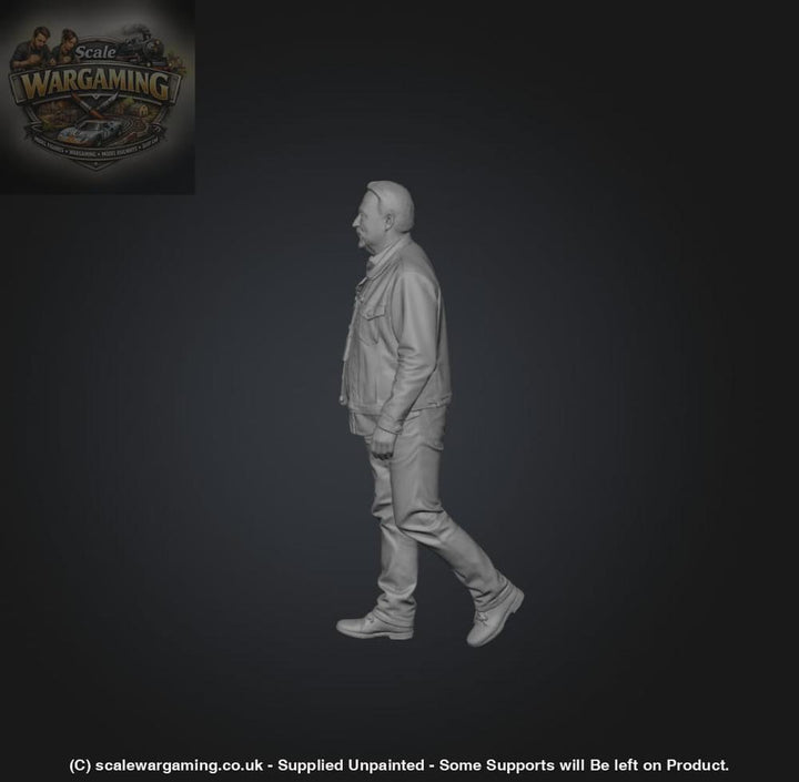 SW9203 Older Male in Denim Walking - Figure