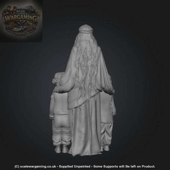 SW9207 Hippie Mum and Children - Figure