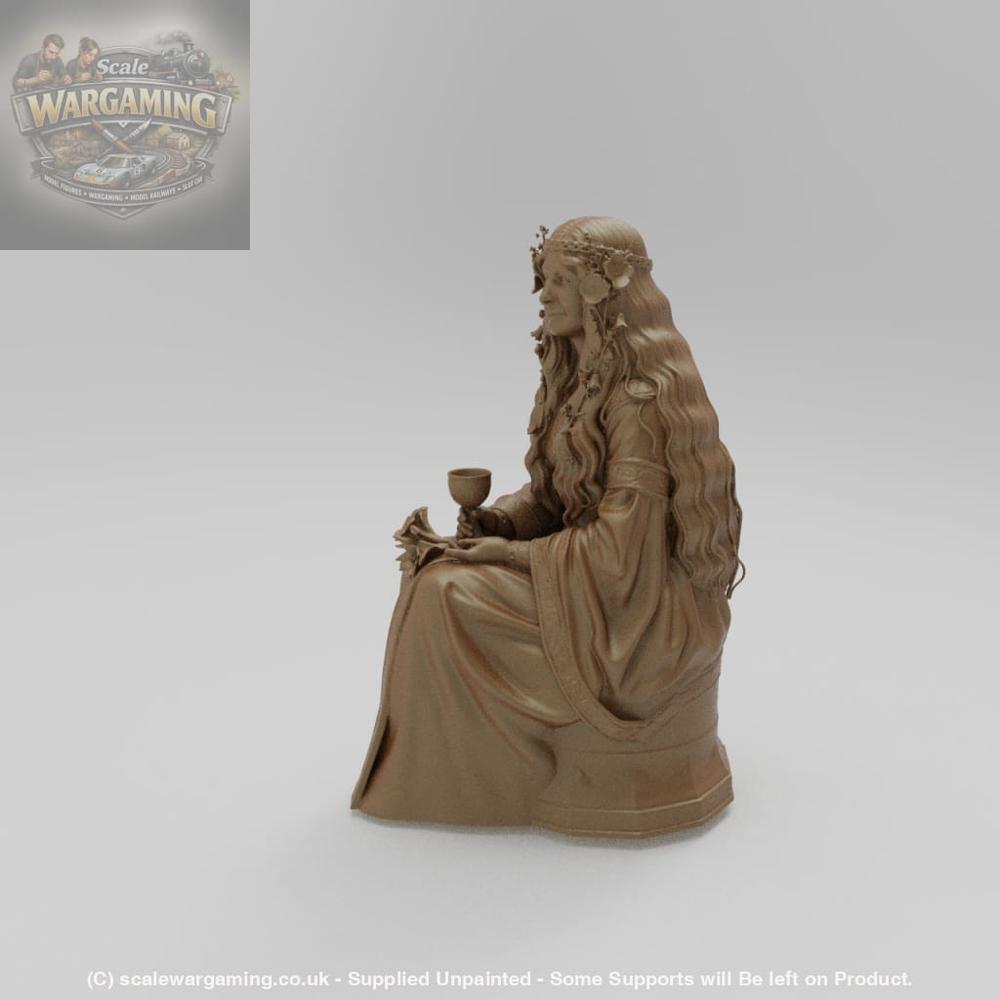 SW9209 Medieval Girl Sitting - Figure