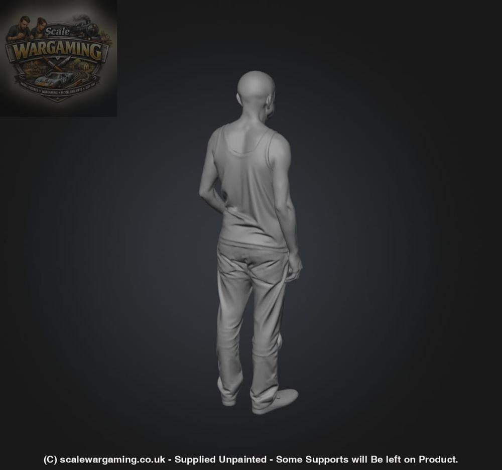 SW9232 Pensioner in Vest - Figure
