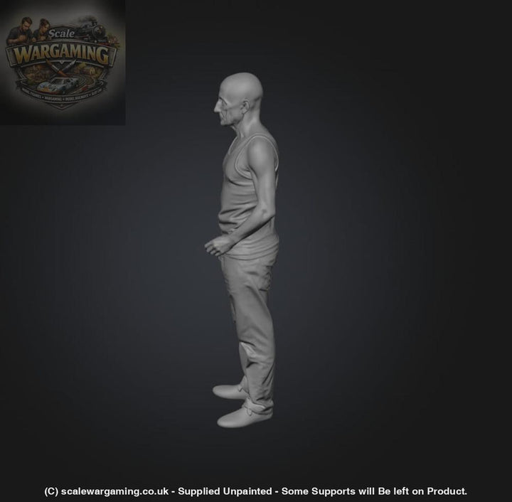 SW9232 Pensioner in Vest - Figure