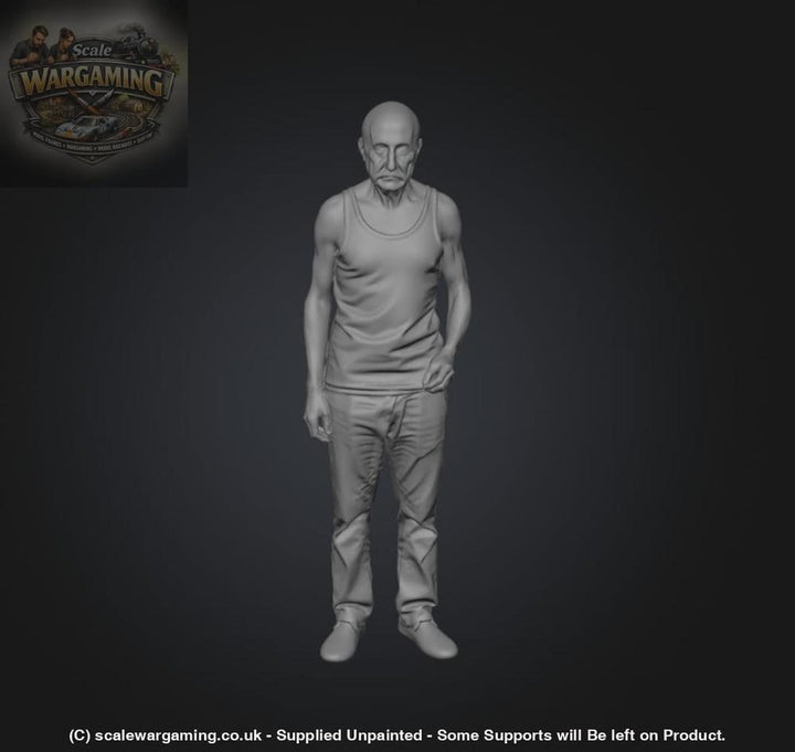 SW9232 Pensioner in Vest - Figure