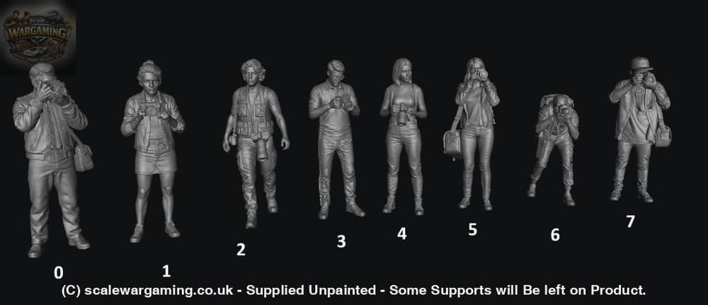 SW9241 Bird Watchers with Camera’s - 1:76 / Figure