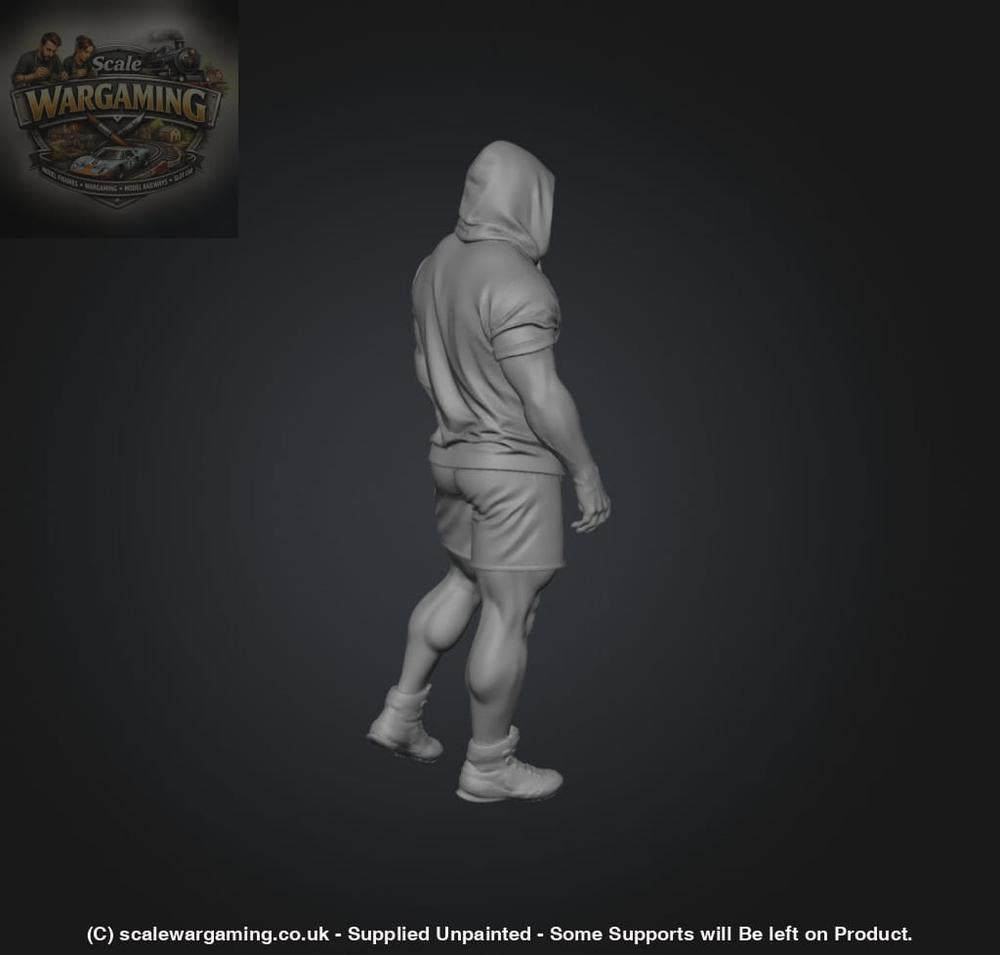 SW9242 Muscle man in hoodie - Figure