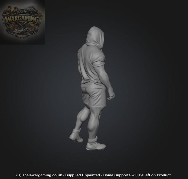 SW9242 Muscle man in hoodie - Figure