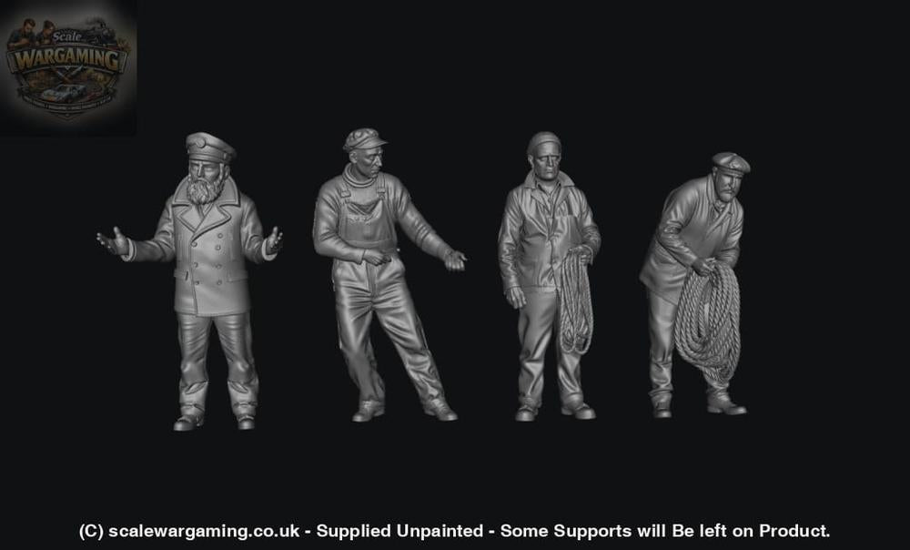 SW9244 Fishing-Tug Boat Crew - Figure