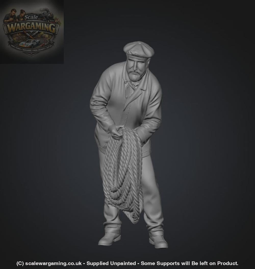 SW9244 Fishing-Tug Boat Crew - Figure
