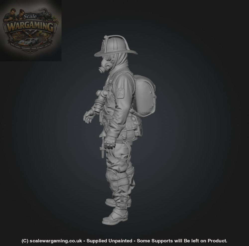 SW9264 - Steampunk - Brass Clad firefighter - Figure
