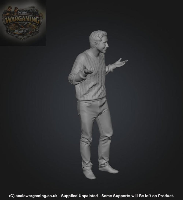 SW9279 Male Shrugging arms out - Figure