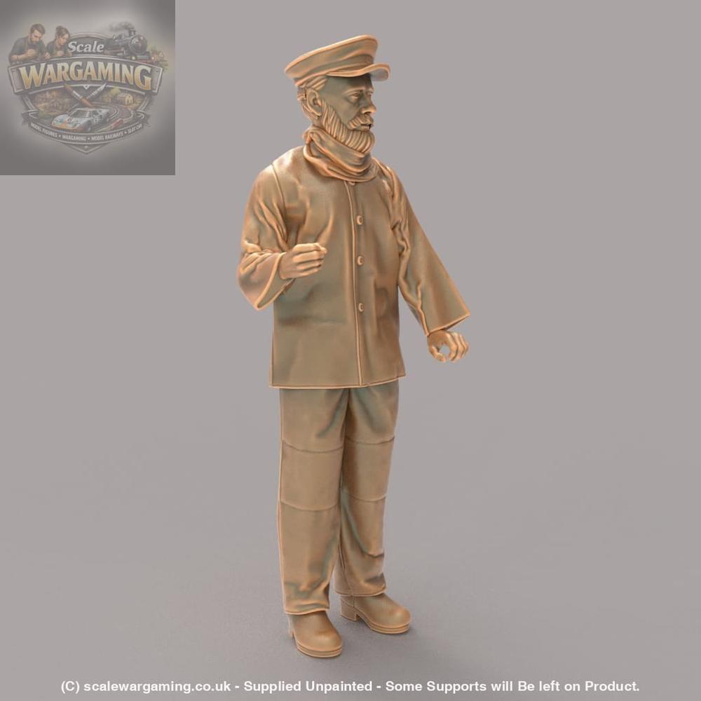 MM943 Fishing Boat Skipper Standing Figure