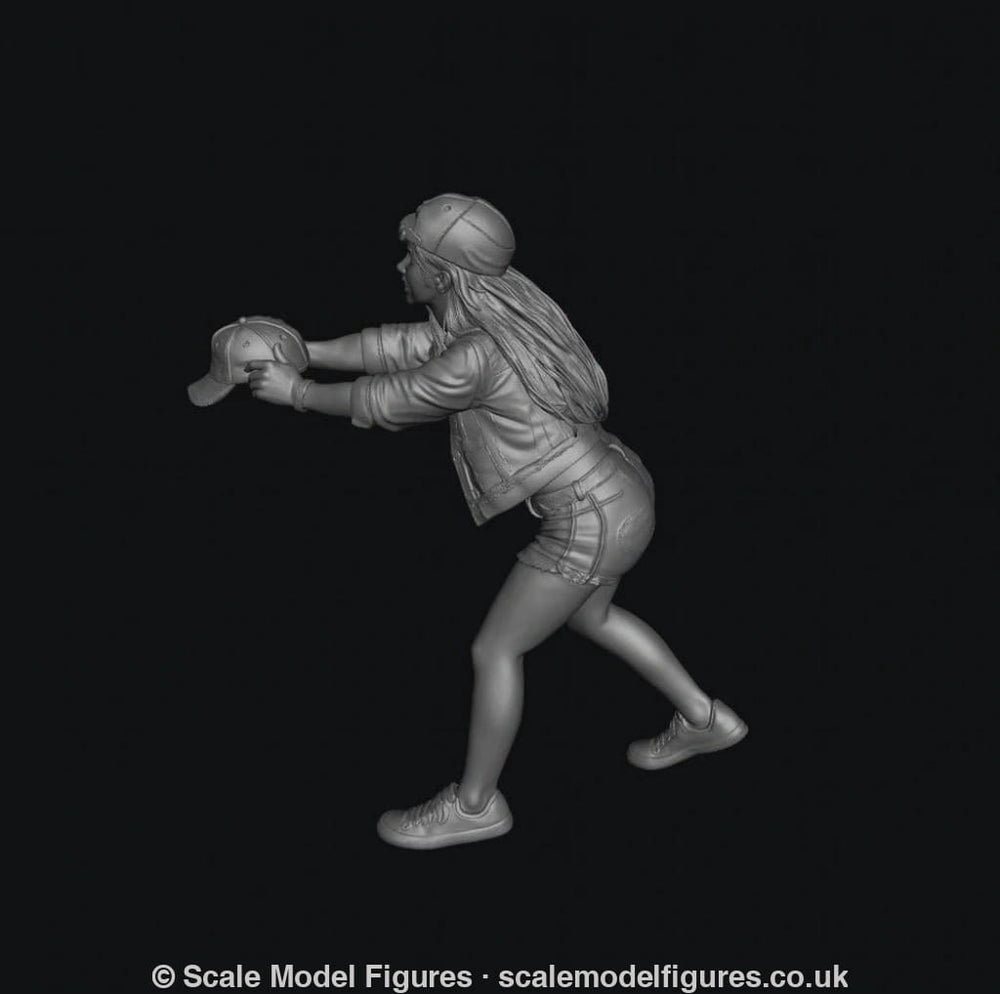 WOSC014 - Motorsport Fan Zone - Teen Racing Fan - Figure