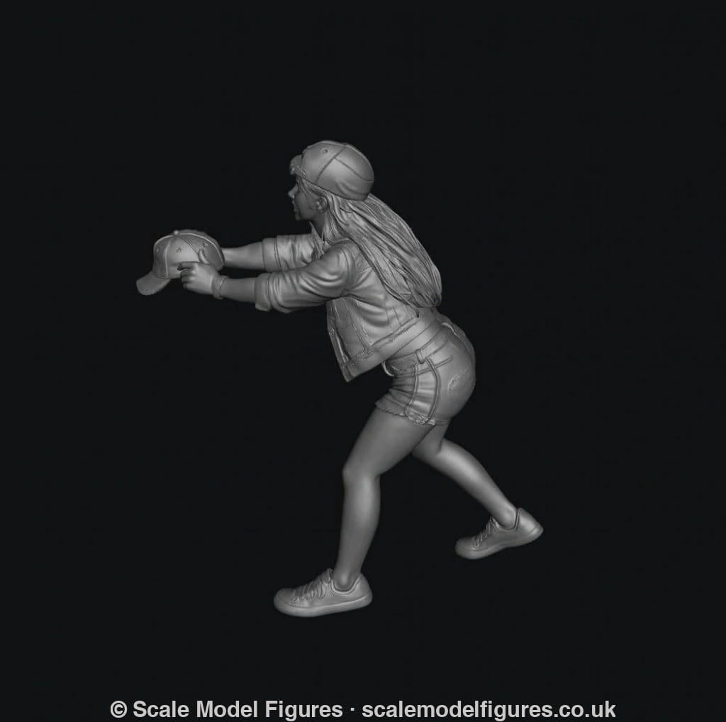 WOSC014 - Motorsport Fan Zone - Teen Racing Fan - Figure