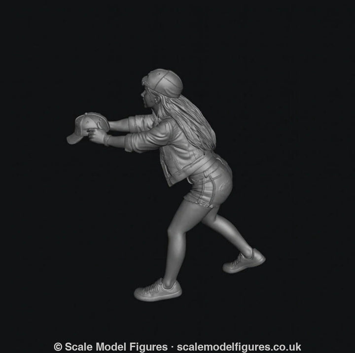 WOSC014 - Motorsport Fan Zone - Teen Racing Fan - Figure